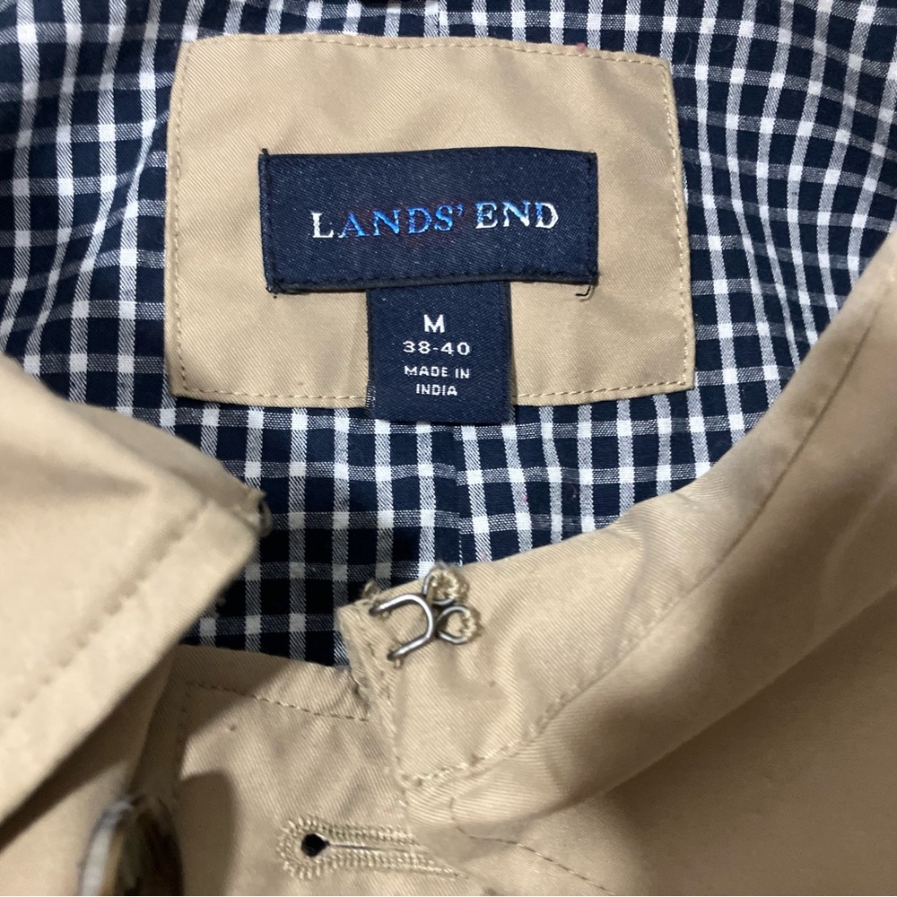 Lands' End Men's Trench Coat M - Picture 14 of 15